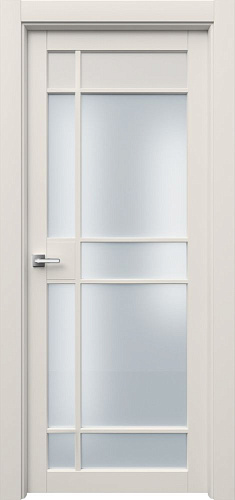 Дверь Ронд3Р9с эмаль RAL 9001, сатинат