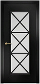 Схожие товары - Дверь Оникс Турин фрезерованная эмаль черная, сатинато с решеткой №5