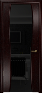 Недавно просмотренные - Дверь Арт Деко Лиана-3 венге, триплекс черный