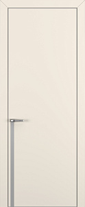 Недавно просмотренные - Дверь Z K21 полипропилен крем, ALU кромка хром, молдинг серебро, глухая