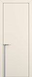 Дверь Z K21 полипропилен крем, ALU кромка хром, молдинг серебро, глухая