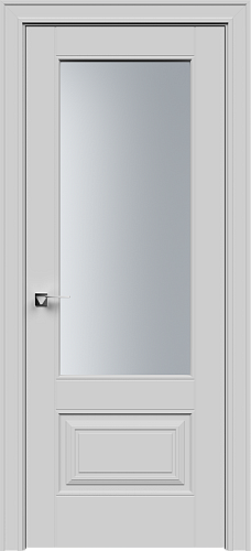 Дверь Делт-2с эмаль RAL 7047, сатинат