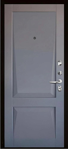 Панель внутренняя 16 мм Перфекто ДГ101, серый бархат, ПВХ