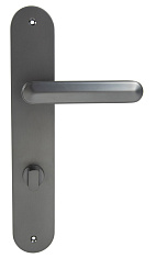 Недавно просмотренные - Ручка на планке с фиксатором Portuno Onyx 623.05WC, матовый графит