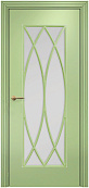 Схожие товары - Дверь Оникс Турин фрезерованная эмаль фисташковая, сатинато с решеткой №6