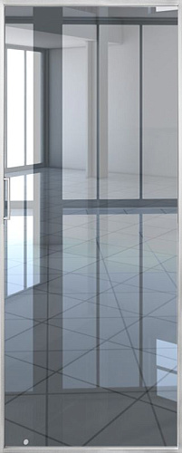 Перегородка Alum №0 хром, триплекс зеркало бронза