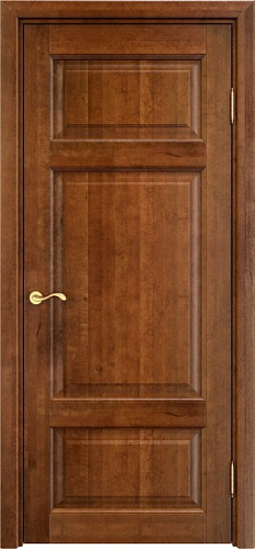 Дверь ПМЦ массив ольхи ОЛ55 коньяк, глухая