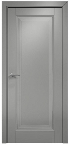 Дверь Оникс Тоскана 1 эмаль RAL 7036, глухая