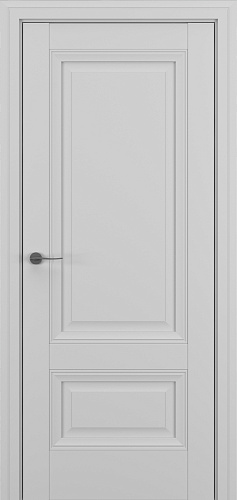 Дверь Z Турин В3 экошпон серый, глухая