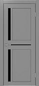 Схожие товары - Дверь Эко 523.221 серый, lacobel черный