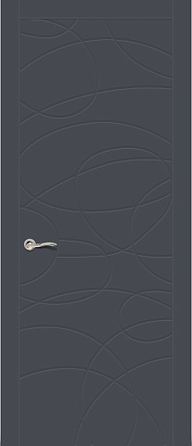 Дверь Ситидорс Витэлия эмаль RAL 7024,глухая