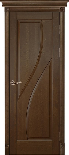 Дверь ОКА массив ольхи Даяна античный орех, глухая