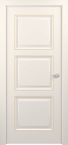 Дверь Z Grand Т2 эмаль жемчужно-перламутровая patina Gold, глухая