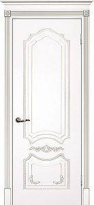 Недавно просмотренные - Дверь Текона эмаль Smalta 10 белый RAL 9003 патина золото, глухая