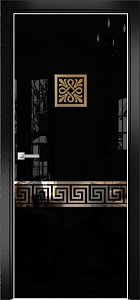 Недавно просмотренные - Дверь Оникс Арт, лакобель черный RAL 9005, зеркало №21.1