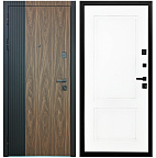 Недавно просмотренные - Входная дверь Матадор MXL-2 орех американский мокко/панель Лайн-2, белая матовая