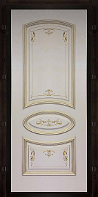 Недавно просмотренные - Панель внутренняя 16 мм Багет 3, слоновая кость с патиной золото, Эмаль