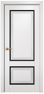 Недавно просмотренные - Дверь Оникс Тоскана 2 эмаль белая/чёрная, глухая