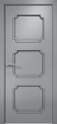 Дверь Оникс Валенсия эмаль RAL 7040, глухая