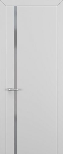 Дверь Z K1 полипропилен серый, matelac silver grey, глухая