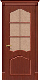 Схожие товары - Дверь Браво Каролина макоре Ф-15, стекло "118" бронзовое