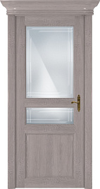 Недавно просмотренные - Дверь Статус CLASSIC 533 дуб серый, стекло сатинато с алмазной гравировкой грань