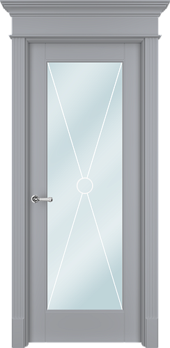 Дверь ТанХОс эмаль RAL 7047, сатинат