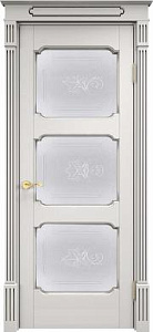 Недавно просмотренные - Дверь ПМЦ массив ольхи ОЛ7.3 белый грунт с патиной серебро, стекло мателюкс