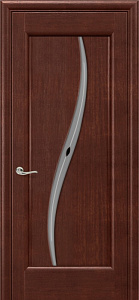 Недавно просмотренные - Дверь Покровские двери Силуэт миланский орех, стекло белое матовое АП-32