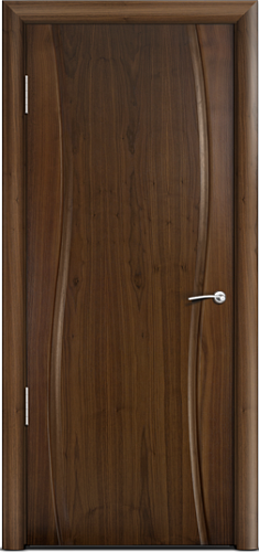 Дверь Milyana Омега американский орех, глухая
