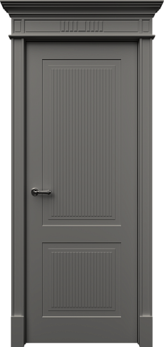 Дверь Рим2 эмаль серая, глухая