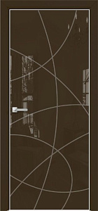 Недавно просмотренные - Дверь Оникс Арт, лакобель коричневый RAL 8028, пескоструй №6