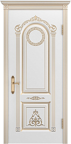 Недавно просмотренные - Дверь Шейл Дорс Ода В2 эмаль белая с золотой патиной, глухая