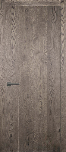 Дверь ДР массив дуба + массив ольхи Legno 1 галифакс табак, 2,3 м, глухая