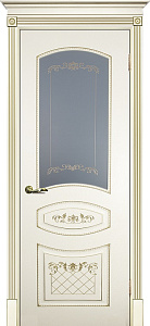 Недавно просмотренные - Дверь Текона эмаль Smalta 05 слоновая кость RAL 1013 патина золото, остекленная