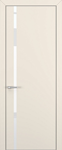 Недавно просмотренные - Дверь Z K1 полипропилен крем, ALU кромка хром, лакобель white pure, глухая