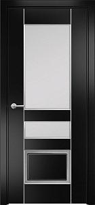 Недавно просмотренные - Дверь Оникс Версаль фрезерованная №2 эмаль черная патина серебро по фрезе, сатинат