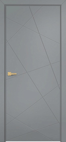 Дверь Оникс Концепт №1 эмаль серая RAL 7040, глухая