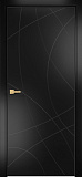 Дверь Оникс Концепт №8 эмаль черная, глухая