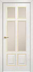 Недавно просмотренные - Дверь Оникс Гранд фрезерованная, эмаль белая патина золото, сатинат бронза