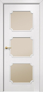 Недавно просмотренные - Дверь Оникс Валенсия эмаль белая с текстурой, сатинат бронза