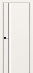 Недавно просмотренные - Дверь Эко 205 бежевый молдинг SB, кромка AL черная SB с 2-х сторон, глухая