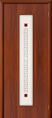Схожие товары - Дверь Браво 21Х итальянский орех, стекло белое художественное с фьюзингом