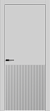 Дверь Лайн8 эмаль RAL 7047, глухая