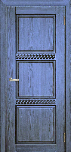 Дверь Берест массив сосны Браво можжевельник, фреза коса, глухая