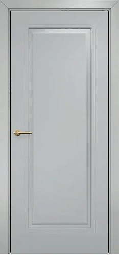 Дверь Оникс Турин фрезерованная №2 эмаль RAL 7038, глухая