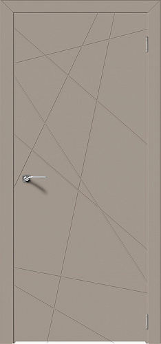 Дверь V Лоярд эмалит Севилья 26 софт мокко, глухая