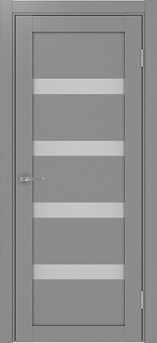 Дверь Эко 505.12 серый, сатинат