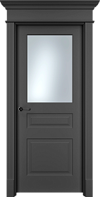 Недавно просмотренные - Дверь Нафта-3 эмаль RAL 9005, сатинат