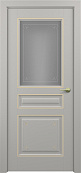 Схожие товары - Дверь Z Ampir Т3 decor эмаль Grey patina Gold, сатинат
